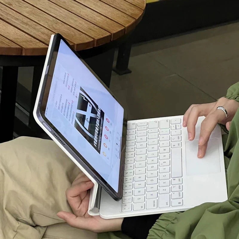 新しい Ipadpro11 10.9 マジックタブレットレザーケースに最適一体型サスペンション磁気バックライトタッチ Bluetooth キーボード