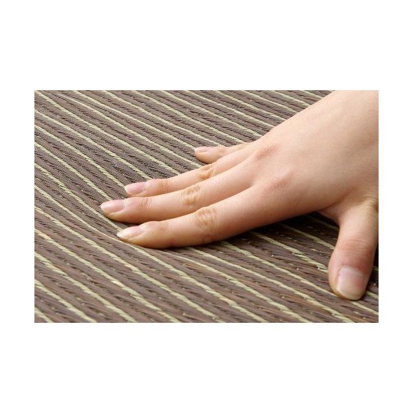 1050890162303 純国産 い草ラグカーペット 「Fソリッド」 約140×200cm LBR メーカー直送 1050890162303 純国産 い草ラグカーペット 「Fソリッド」 約140×200cm LBR メーカー直送