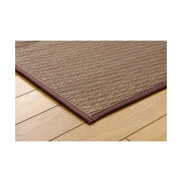 1050890162303 純国産 い草ラグカーペット 「Fソリッド」 約140×200cm LBR メーカー直送 1050890162303 純国産 い草ラグカーペット 「Fソリッド」 約140×200cm LBR メーカー直送