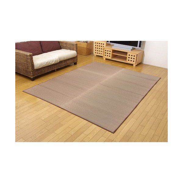 1050890162303 純国産 い草ラグカーペット 「Fソリッド」 約140×200cm LBR メーカー直送 1050890162303 純国産 い草ラグカーペット 「Fソリッド」 約140×200cm LBR メーカー直送