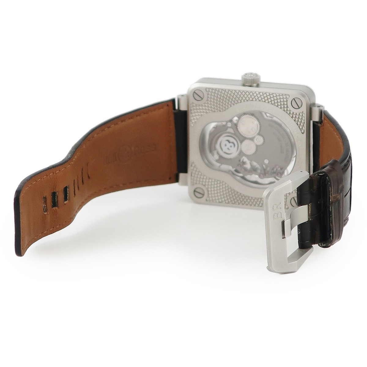 BR01 ラフィング スカル BR01-SKULL-SK-ST 手巻き メンズ 笑うガイコツ 角型 限定 3年保証