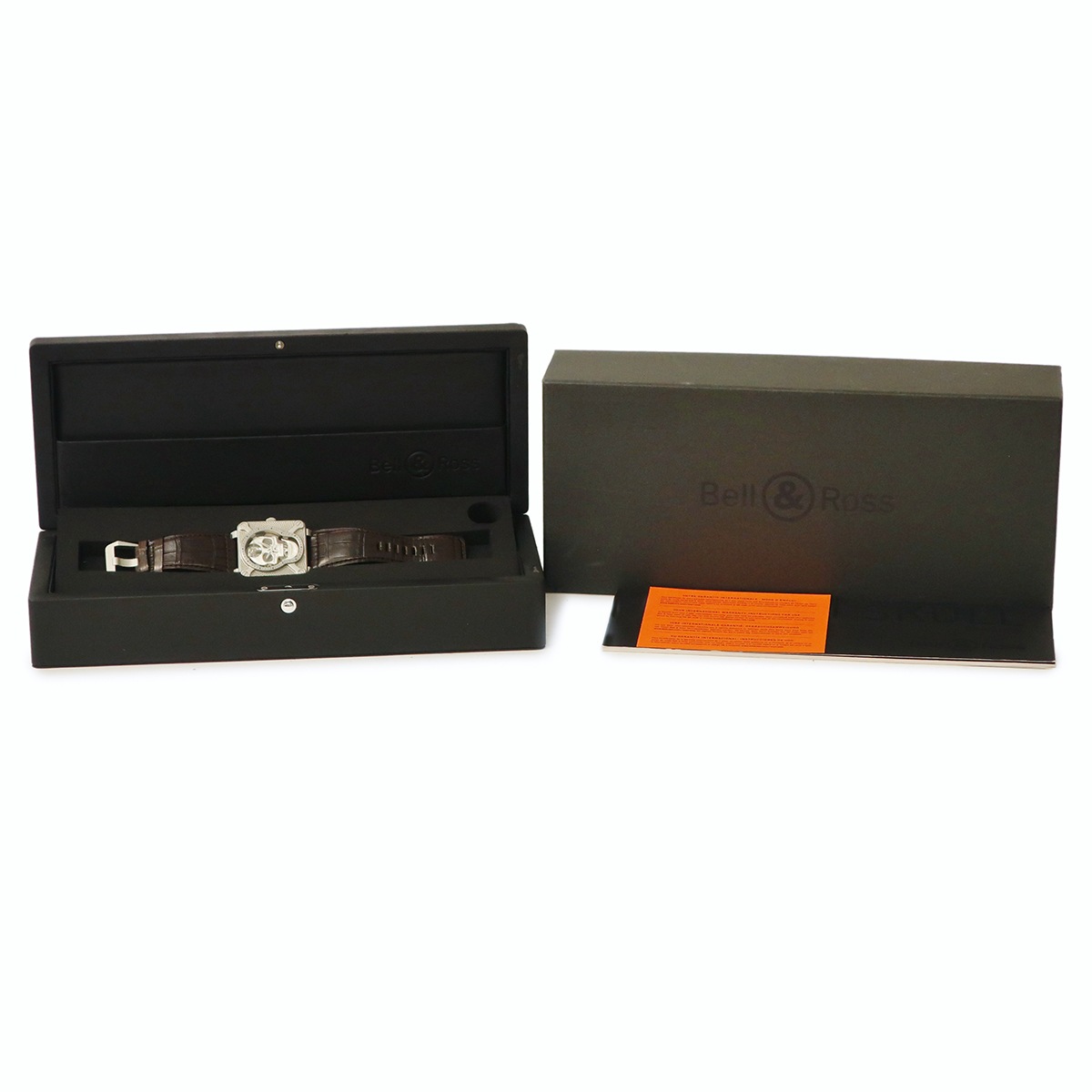 BR01 ラフィング スカル BR01-SKULL-SK-ST 手巻き メンズ 笑うガイコツ 角型 限定 3年保証