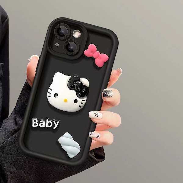 Qoo10] スマホケース キティちゃん iphone