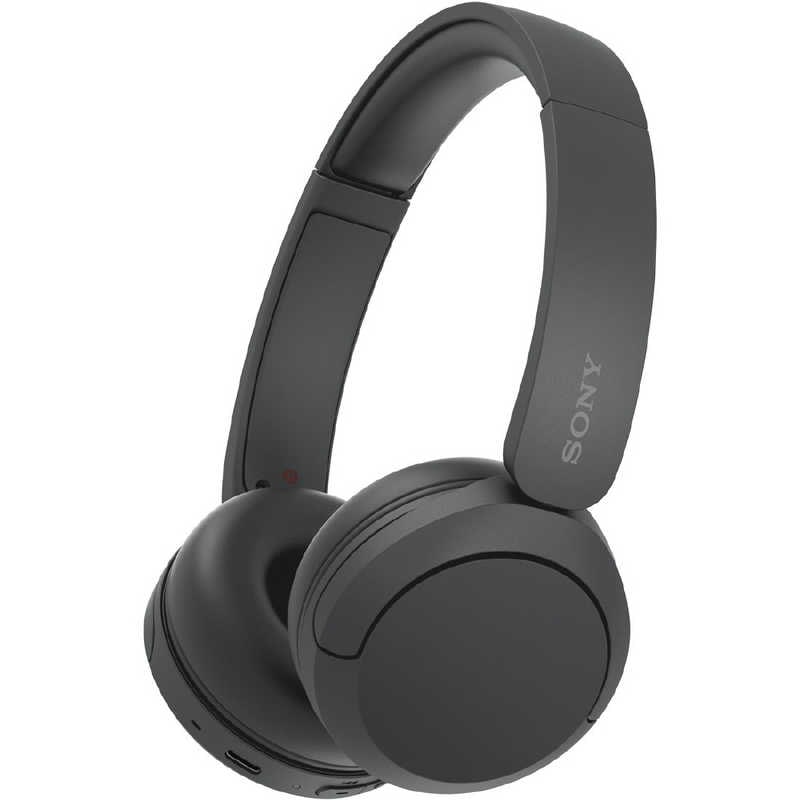 ソニー　SONY　ブルートゥースヘッドホン ブラック［リモコン・マイク対応 /Bluetooth］　WH-CH520 BZ