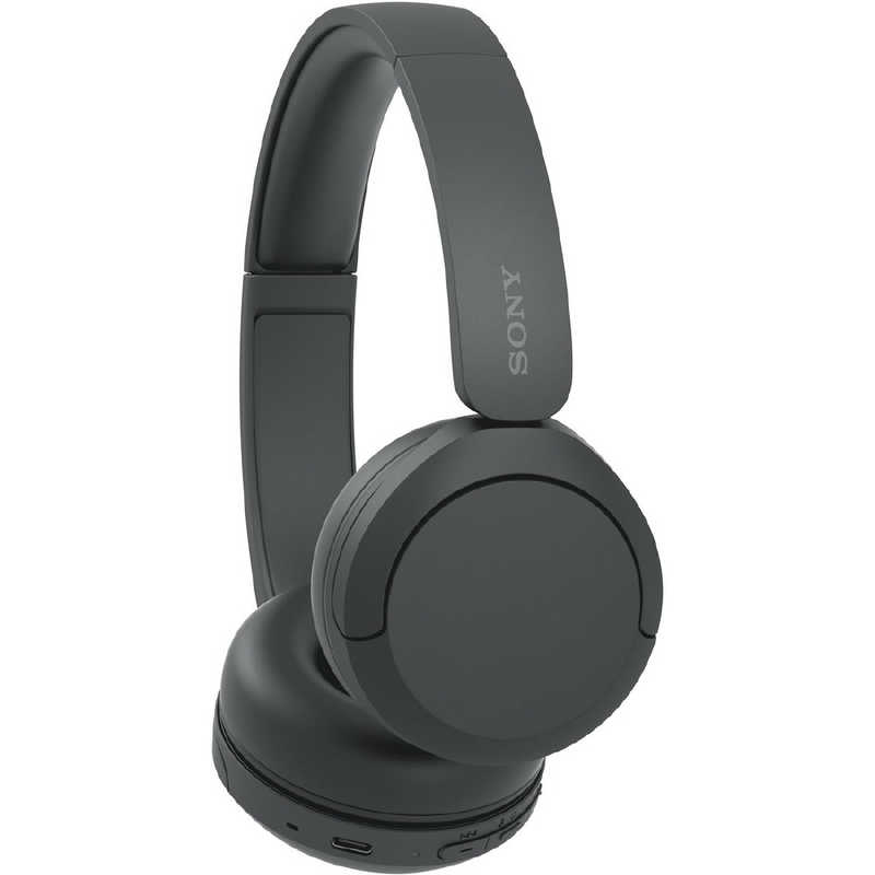 ソニー　SONY　ブルートゥースヘッドホン ブラック［リモコン・マイク対応 /Bluetooth］　WH-CH520 BZ