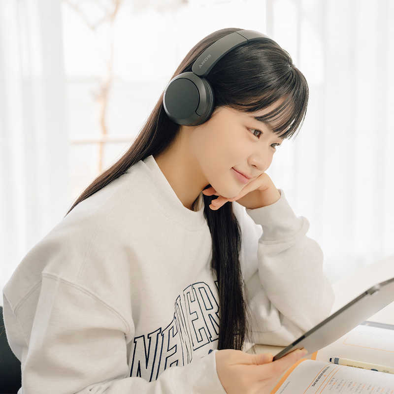 ソニー　SONY　ブルートゥースヘッドホン ブラック［リモコン・マイク対応 /Bluetooth］　WH-CH520 BZ