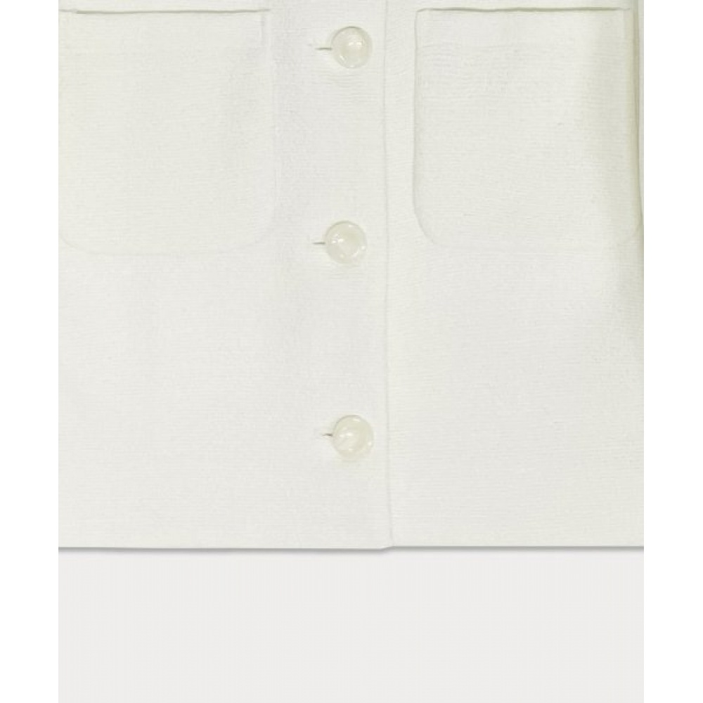 サムウェアバターボニータツイードジャケット-アイボリー サムウェアバターボニータツイードジャケット-アイボリー