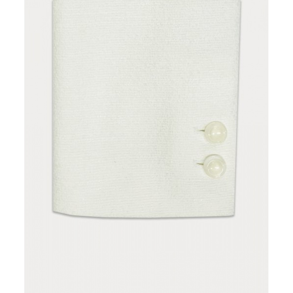 サムウェアバターボニータツイードジャケット-アイボリー サムウェアバターボニータツイードジャケット-アイボリー