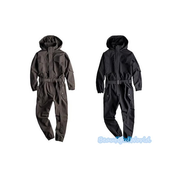 Qoo10] ツナギ メンズ カバーオール ジャンプス