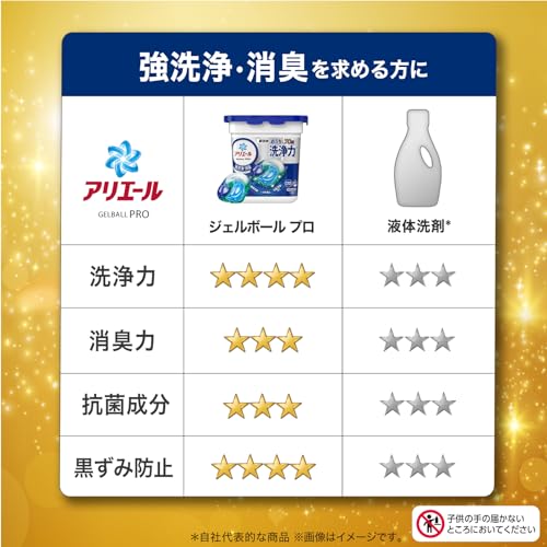 アリエール 洗濯洗剤 ジェルボール PRO 詰め替え 110個 [大容量]