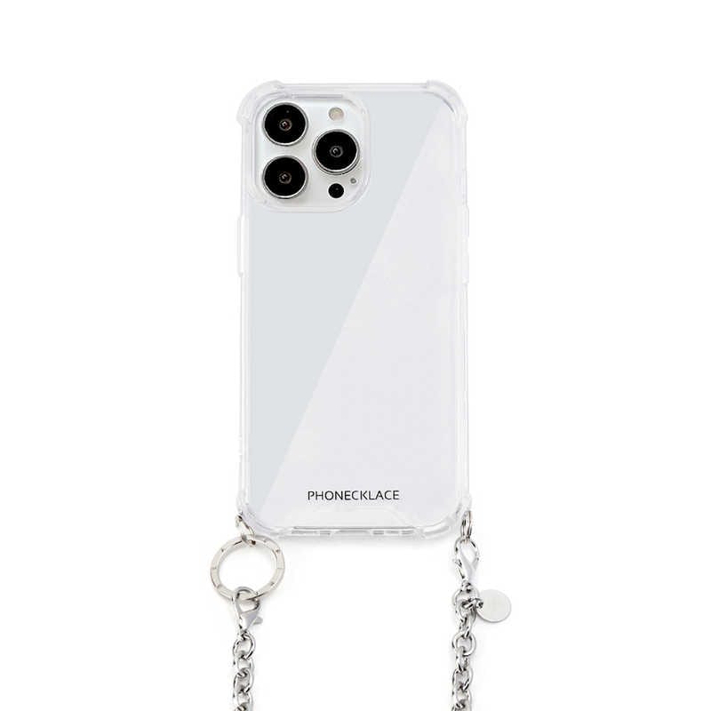 ROA iPhone 15 Pro Max チェーンショルダーストラップ付 クリアケース PN25602i15PM ROA iPhone 15 Pro Max チェーンショルダーストラップ付 クリアケース PN25602i15PM