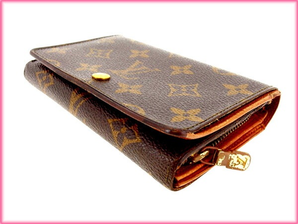 L字ファスナー財布 二つ折り モノグラム /ポルトモネビエトレゾール ブラウン 中古 mdprevattcaulkingandwaterproofing.com