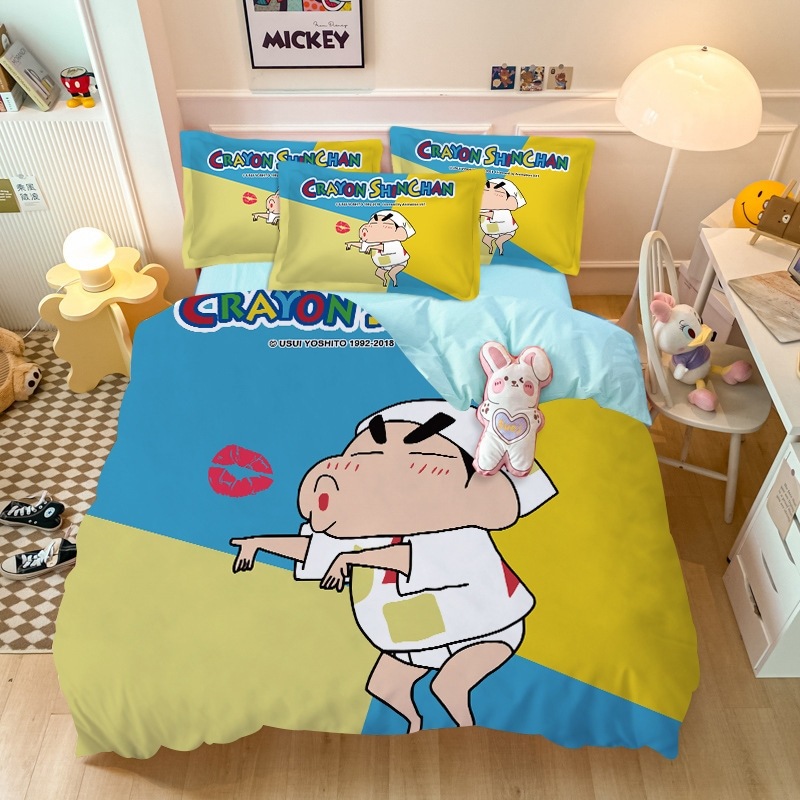 厳選純綿 ホームダブル 1.8m 4枚セット 漫画 アニメ クレヨンしんちゃん 子供 男の子 女の子 綿3点セット 厳選純綿 ホームダブル 1.8m 4枚セット 漫画 アニメ クレヨンしんちゃん 子供 男の子 女の子 綿3点セット