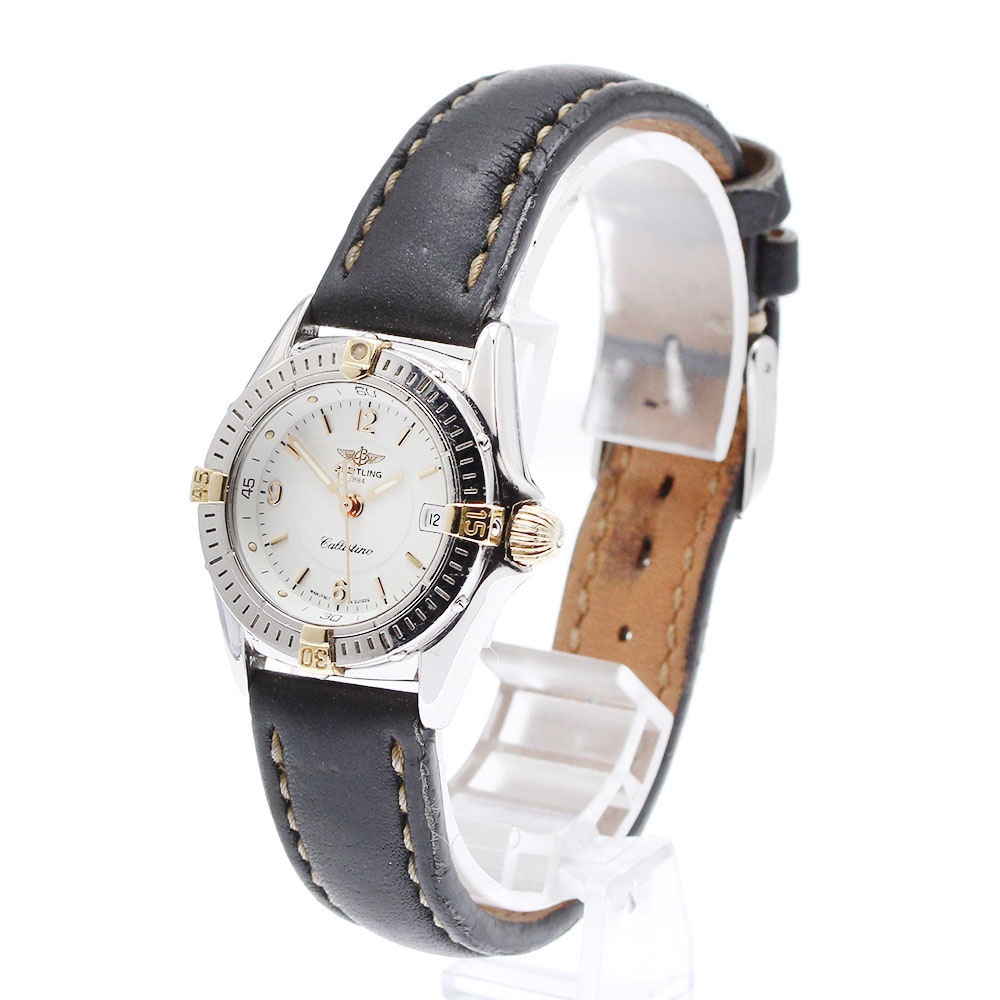 ブライトリング BREITLING B52045.1 カリスティーノ デイト クォーツ レディース _905176【中古】