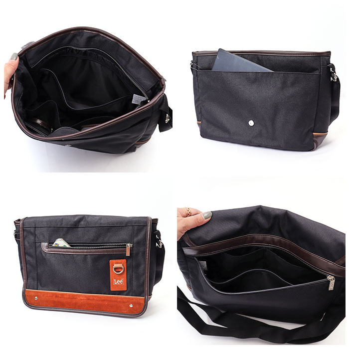 Lee ショルダーバッグ リー 320-3743 通販 ショルダーバック ショルダー バッグ メンズ 大きめ 斜めがけ 通勤 通学 大容量 A4 かっこいい おしゃれ 旅行 シンプル 30代 40代