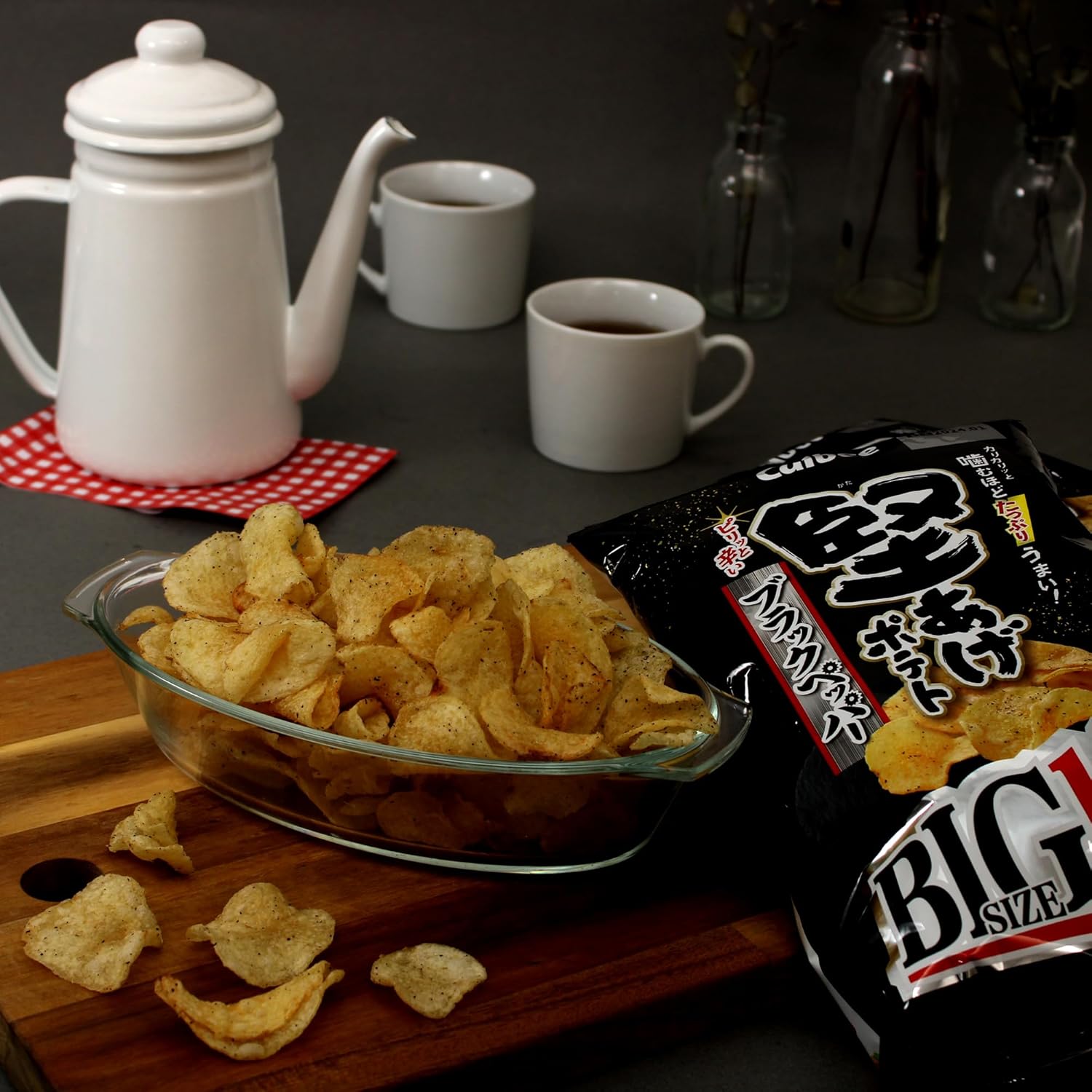 堅あげポテト カルビー 堅あげポテトBIGブラックペッパー 144g×12袋 大容量 たっぷり パーティー おやつ おつまみ 堅あげポテト カルビー 堅あげポテトBIGブラックペッパー 144g×12袋 大容量 たっぷり パーティー おやつ おつまみ