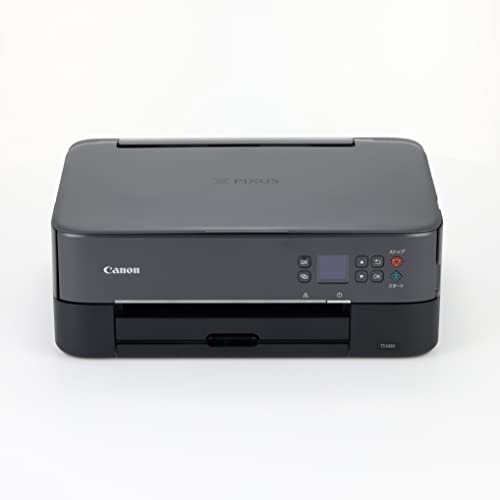 Canon プリンター A4インクジェット複合機 PIXUS TS5430 ブラック 2021年モデル テレワーク向け 4色・一体型・対応インクBC-360/361シリーズ
