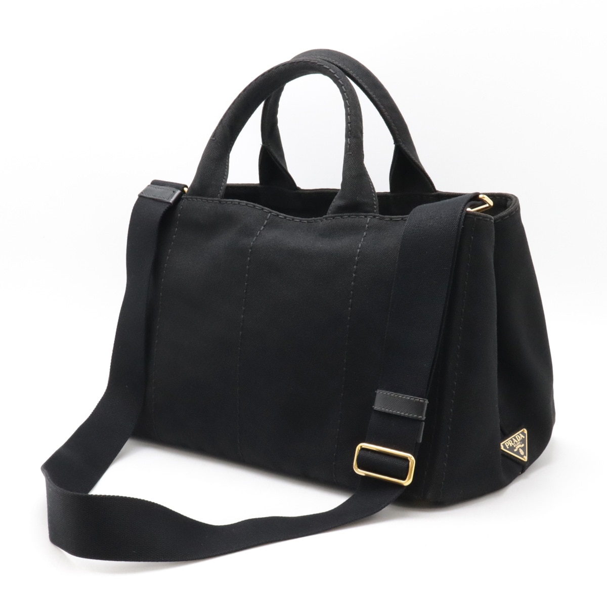 CANAPA カナパ トートバッグ 2WAY ショルダーバッグ キャンバス NERO 黒 ブラック ゴールド金具 国内ブティック購入品 BN264 CANAPA カナパ トートバッグ 2WAY ショルダーバッグ キャンバス NERO 黒 ブラック ゴールド金具 国内ブティック購入品 BN264