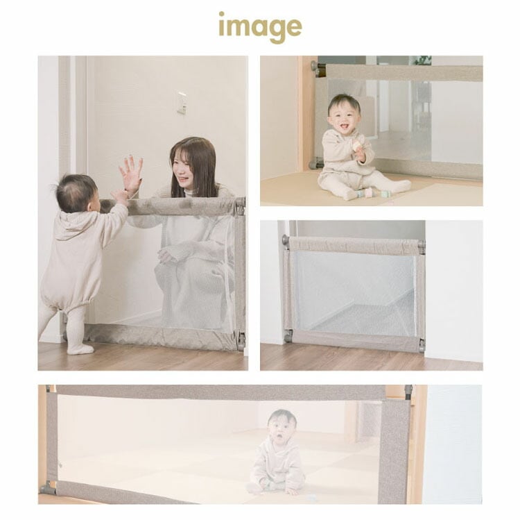 ベビーゲート ベビーフェンス 突っ張り式 ベビーフェンスガード 100-170cm 1270207131 KISSBABY メガ割