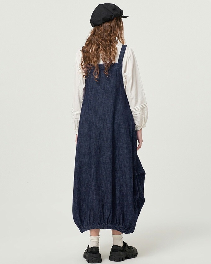 ジャンパースカート バルーンワンピース ジャンスカ レディース デニムワンピース オールインーワン ロング カジュアル ナチュラル 体型カバー ゆったり サロペット 重ね着 大きいサイズ ジャンパースカート バルーンワンピース ジャンスカ レディース デニムワンピース オールインーワン ロング カジュアル ナチュラル 体型カバー ゆったり サロペット 重ね着 大きいサイズ