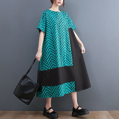 豊富な 夏の新しいファッションの文芸の大きいサイ : レディース服 即納超激安