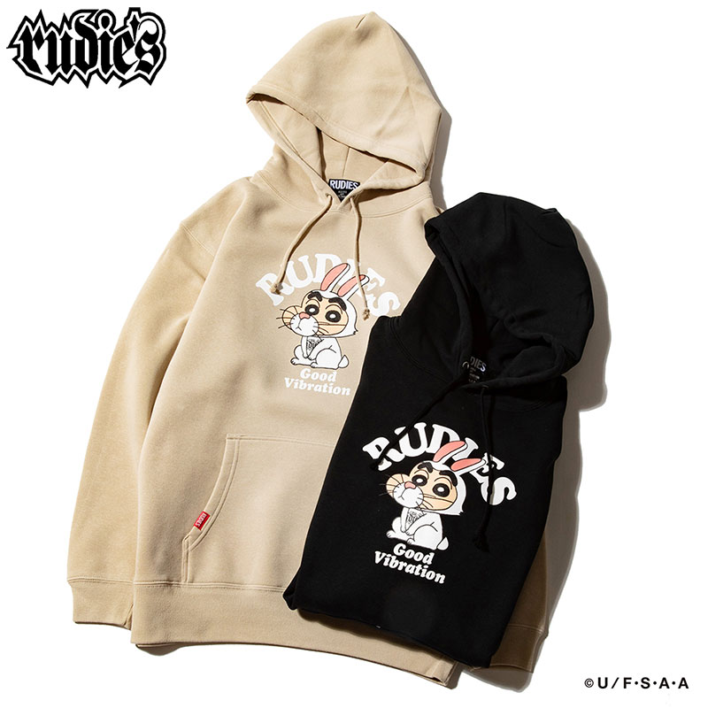ルーディーズ パーカー RUDIE S プルオーバーパーカー クレヨンしんちゃん コラボ メンズ レディース