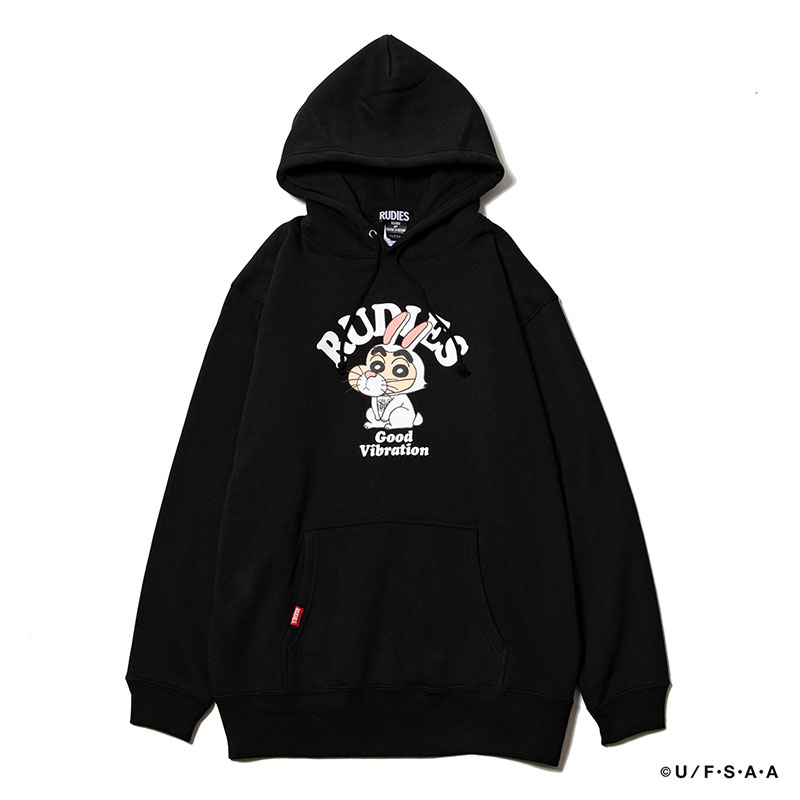 ルーディーズ パーカー RUDIE S プルオーバーパーカー クレヨンしんちゃん コラボ メンズ レディース