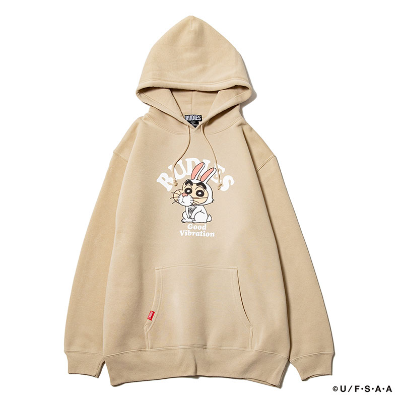 ルーディーズ パーカー RUDIE S プルオーバーパーカー クレヨンしんちゃん コラボ メンズ レディース