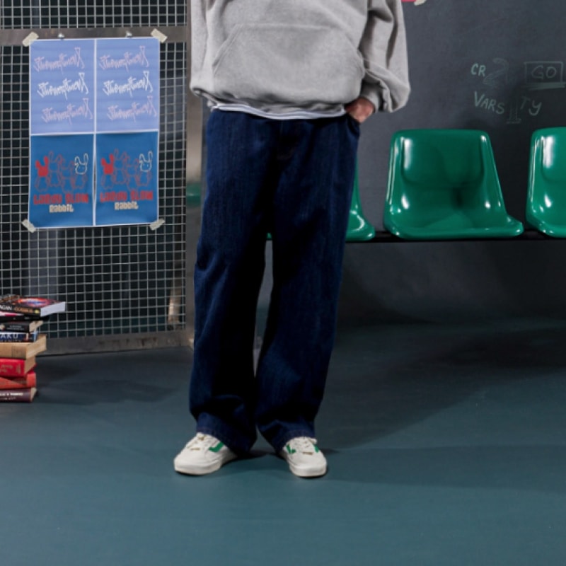 TWNパーチデニムパンツブルーHHLP3473