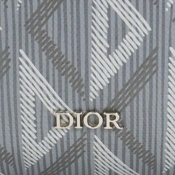 クリスチャンディオール Christian Dior 斜め掛けショルダーバッグ LINGOT22 ランゴ22/CDダイヤモンドキャンバス グレー系 メンズ 送料無料 99629g