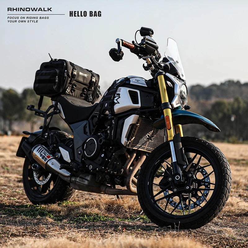 納期1~3週間程：ラインストーンowalk-オートバイ旅行用ラゲッジバッグ