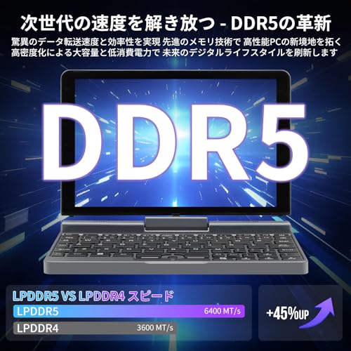 SERYUB Pocket 8インチ小型ノートパソコン/2in1タッチスクリー モバイルPC 2軸ヒンジ180回転 780g / Alder Lake-N100/12GB DDR5/Windows SERYUB Pocket 8インチ小型ノートパソコン/2in1タッチスクリー モバイルPC 2軸ヒンジ180回転 780g / Alder Lake-N100/12GB DDR5/Windows