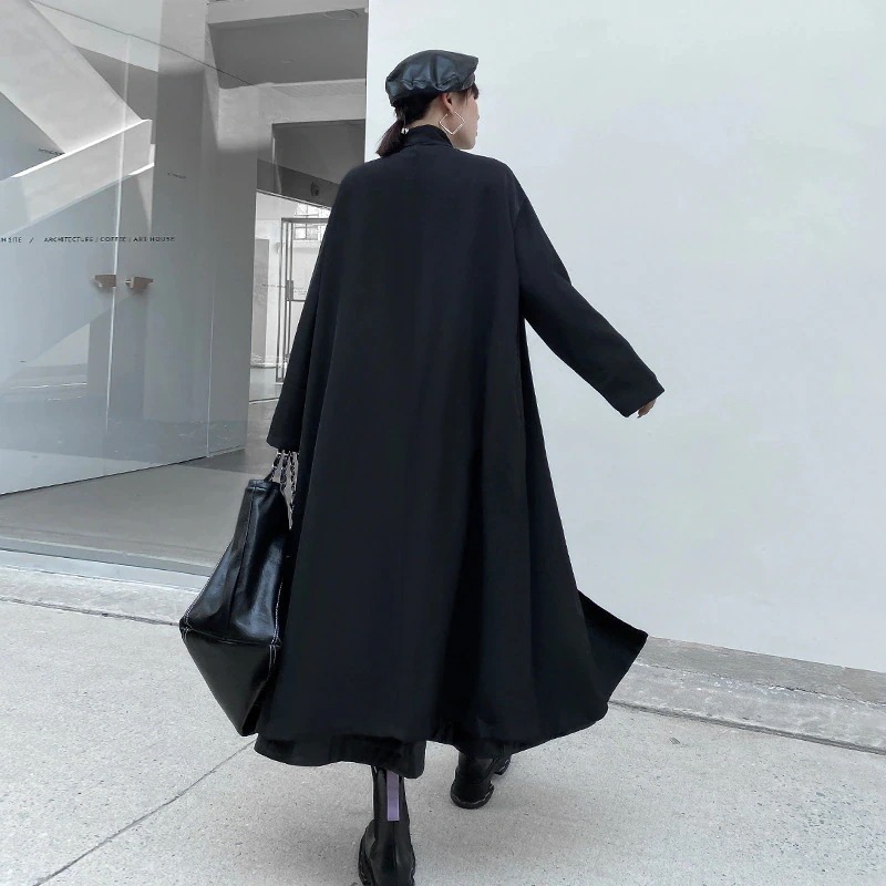 AWアウター作おしゃれ気質百掛けコートゆったりオシャレ垂れ感コートトップスアウター薄チェックジャケット