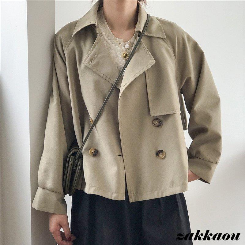 トレンチコート トレンチ コート キャンディスリーブ レディース アウター ショート丈 羽織り ゆったり 大きいサイズ 通勤 体型カバー 無地 おしやれ 通学 OL トレンチコート トレンチ コート キャンディスリーブ レディース アウター ショート丈 羽織り ゆったり 大きいサイズ 通勤 体型カバー 無地 おしやれ 通学 OL
