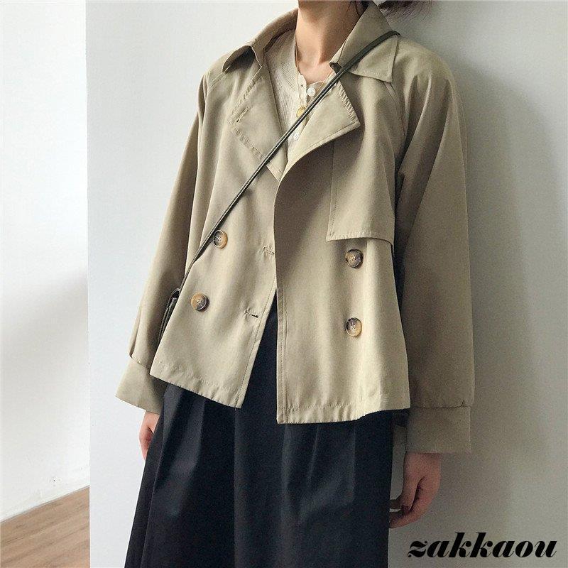 トレンチコート トレンチ コート キャンディスリーブ レディース アウター ショート丈 羽織り ゆったり 大きいサイズ 通勤 体型カバー 無地 おしやれ 通学 OL トレンチコート トレンチ コート キャンディスリーブ レディース アウター ショート丈 羽織り ゆったり 大きいサイズ 通勤 体型カバー 無地 おしやれ 通学 OL