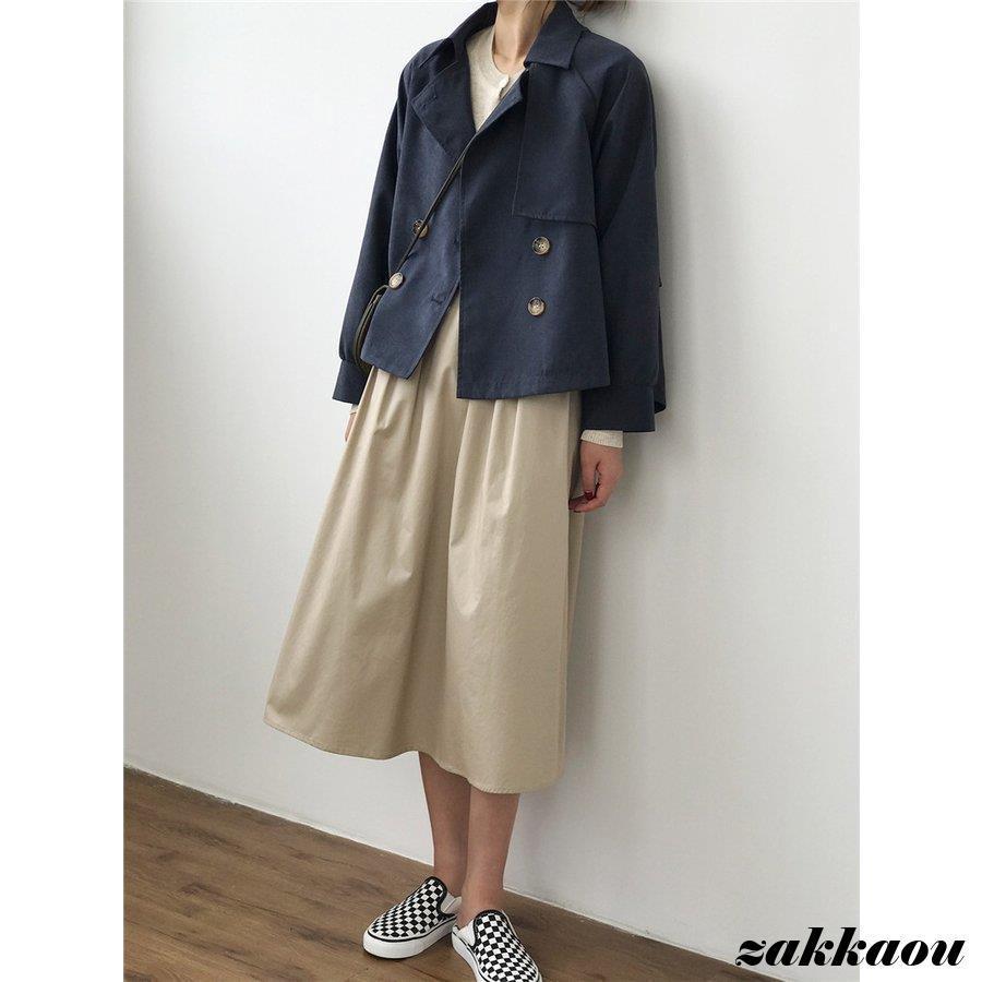 トレンチコート トレンチ コート キャンディスリーブ レディース アウター ショート丈 羽織り ゆったり 大きいサイズ 通勤 体型カバー 無地 おしやれ 通学 OL トレンチコート トレンチ コート キャンディスリーブ レディース アウター ショート丈 羽織り ゆったり 大きいサイズ 通勤 体型カバー 無地 おしやれ 通学 OL