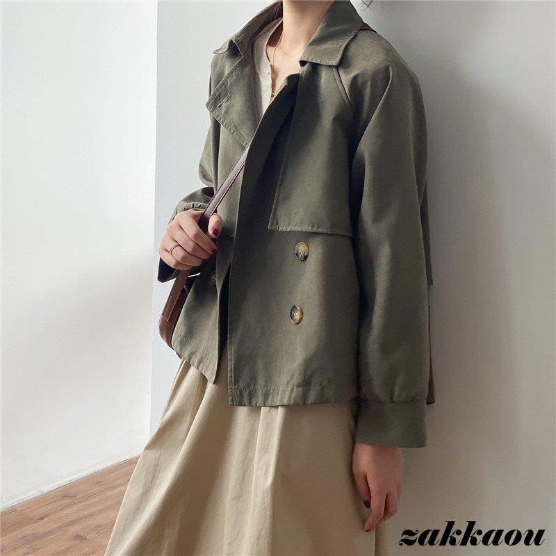 トレンチコート トレンチ コート キャンディスリーブ レディース アウター ショート丈 羽織り ゆったり 大きいサイズ 通勤 体型カバー 無地 おしやれ 通学 OL トレンチコート トレンチ コート キャンディスリーブ レディース アウター ショート丈 羽織り ゆったり 大きいサイズ 通勤 体型カバー 無地 おしやれ 通学 OL