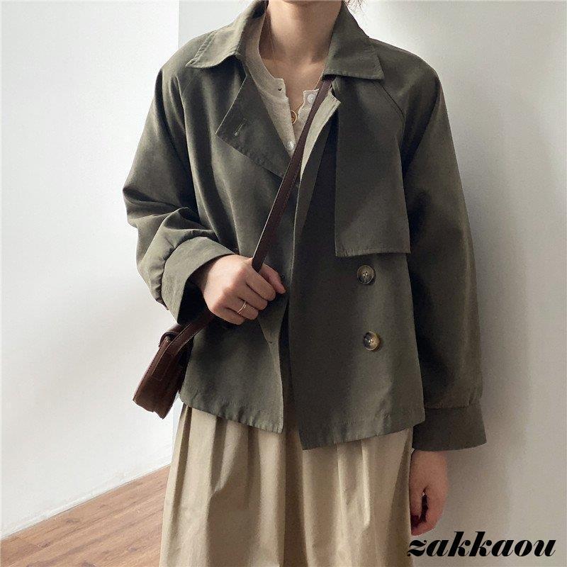トレンチコート トレンチ コート キャンディスリーブ レディース アウター ショート丈 羽織り ゆったり 大きいサイズ 通勤 体型カバー 無地 おしやれ 通学 OL トレンチコート トレンチ コート キャンディスリーブ レディース アウター ショート丈 羽織り ゆったり 大きいサイズ 通勤 体型カバー 無地 おしやれ 通学 OL