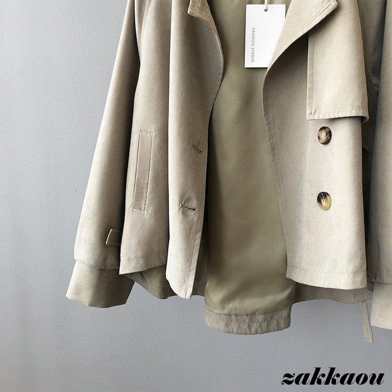 トレンチコート トレンチ コート キャンディスリーブ レディース アウター ショート丈 羽織り ゆったり 大きいサイズ 通勤 体型カバー 無地 おしやれ 通学 OL トレンチコート トレンチ コート キャンディスリーブ レディース アウター ショート丈 羽織り ゆったり 大きいサイズ 通勤 体型カバー 無地 おしやれ 通学 OL