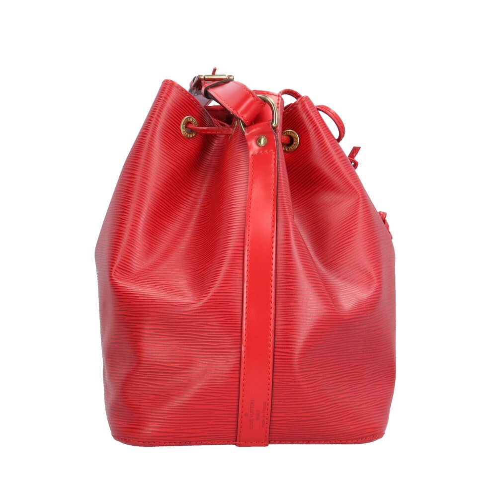 ルイヴィトン プチノエ エピ ショルダーバッグ エピレザー M44107 レッド LOUIS VUITTON 中古
