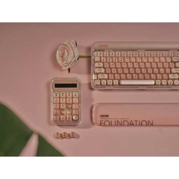 箱傷あり。お値打ち◉lofree 光る電卓 テンキー 貯金 バインダーEH121