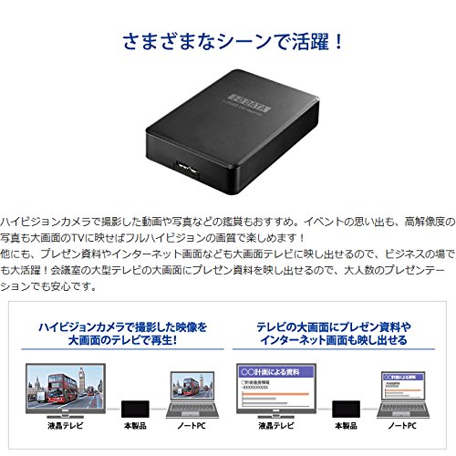 アイオーデータ マルチ画面 外付グラフィックアダプター USB 3.0/HDMI端子対応/WUXGA/フルHD 日本メーカー USB-RGB3/H