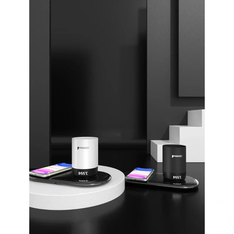 3個セット PARAGO 加温マグカップ「PG MUG」ブラック