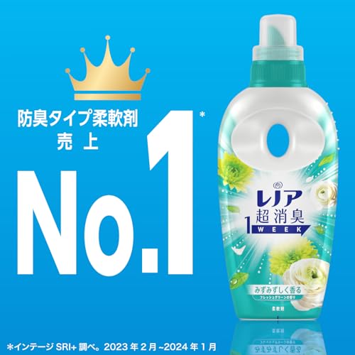 レノア 超消臭1WEEK 柔軟剤 フレッシュグリーン 詰め替え 1,900mL×6袋 [大容量] [ケース品] inoshishi-teacher.com