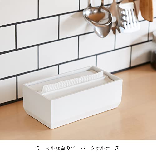 色：ホワイト サイズ：140 ideaco(イデアコ) ペーパータオルケース ホワイト Torel1
