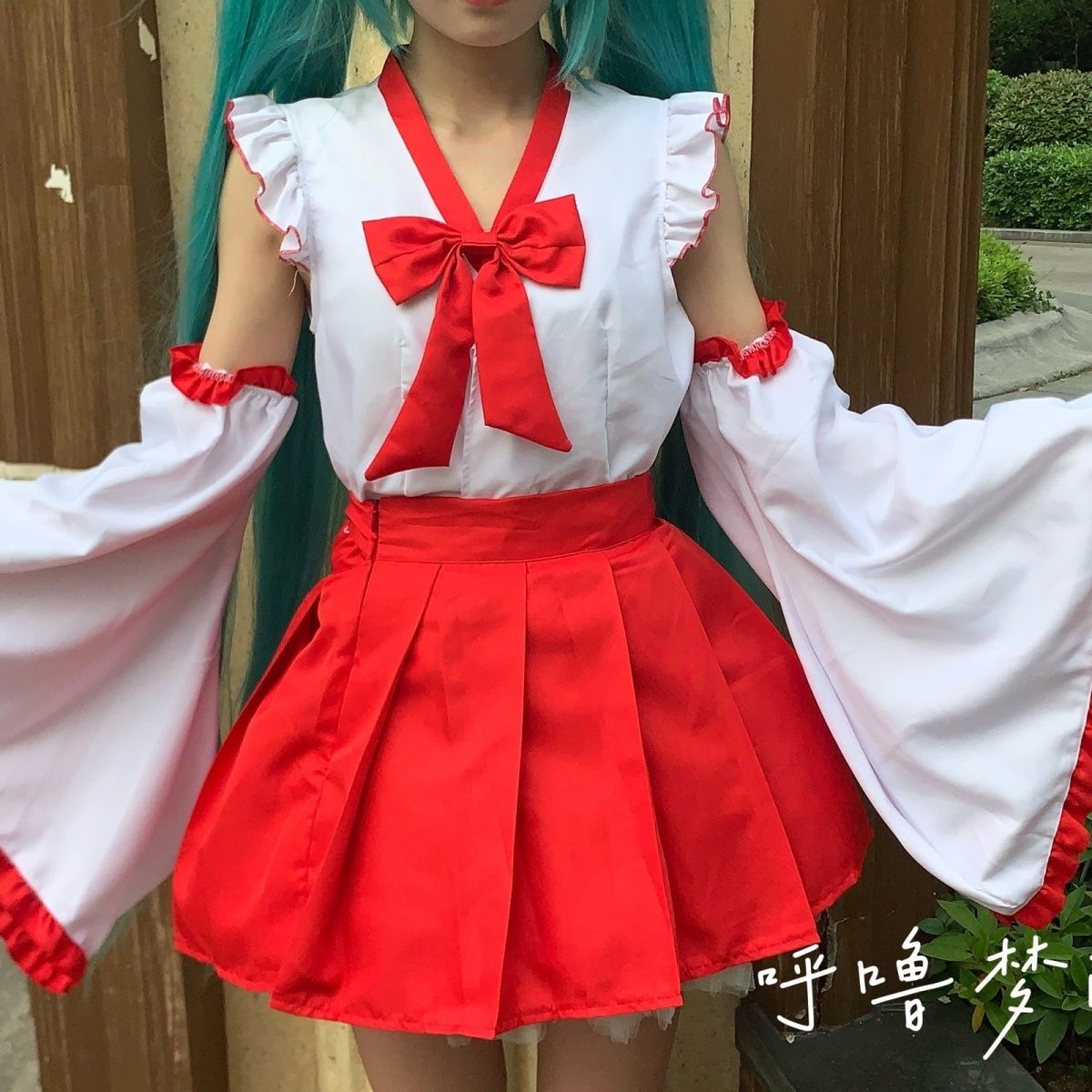 オリジナルの新商品初音宅舞巫女服コスプレ衣装大サイズ巫女服ハロウィーンショー服