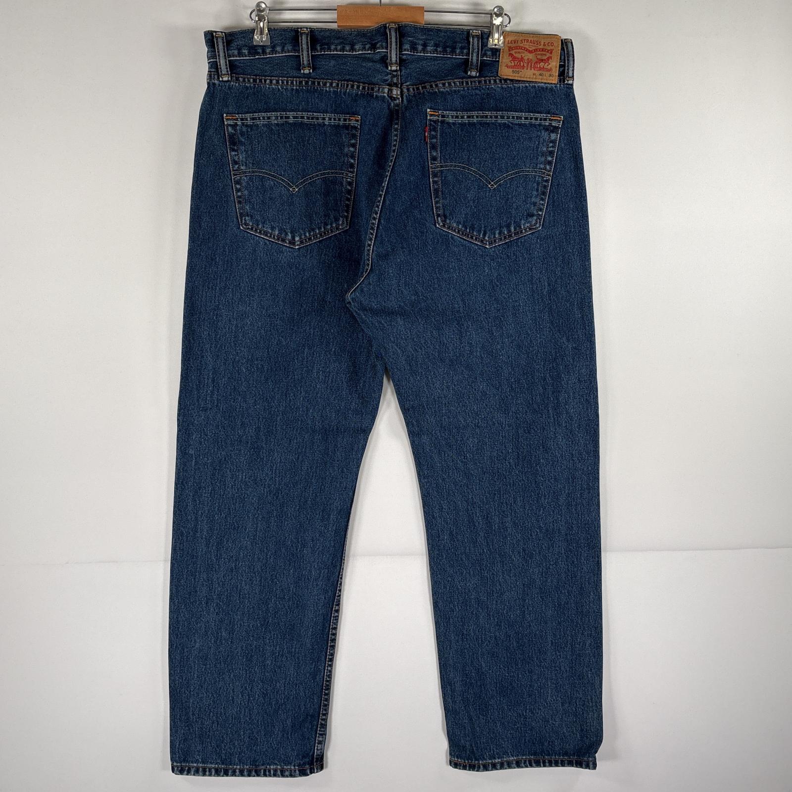 古着 デニムパンツ 505 ストレート ジーパン ジーンズ 大きいサイズ ジップフライ 5ポケット w40 L30 ブルー メンズ 古着 デニムパンツ 505 ストレート ジーパン ジーンズ 大きいサイズ ジップフライ 5ポケット w40 L30 ブルー メンズ