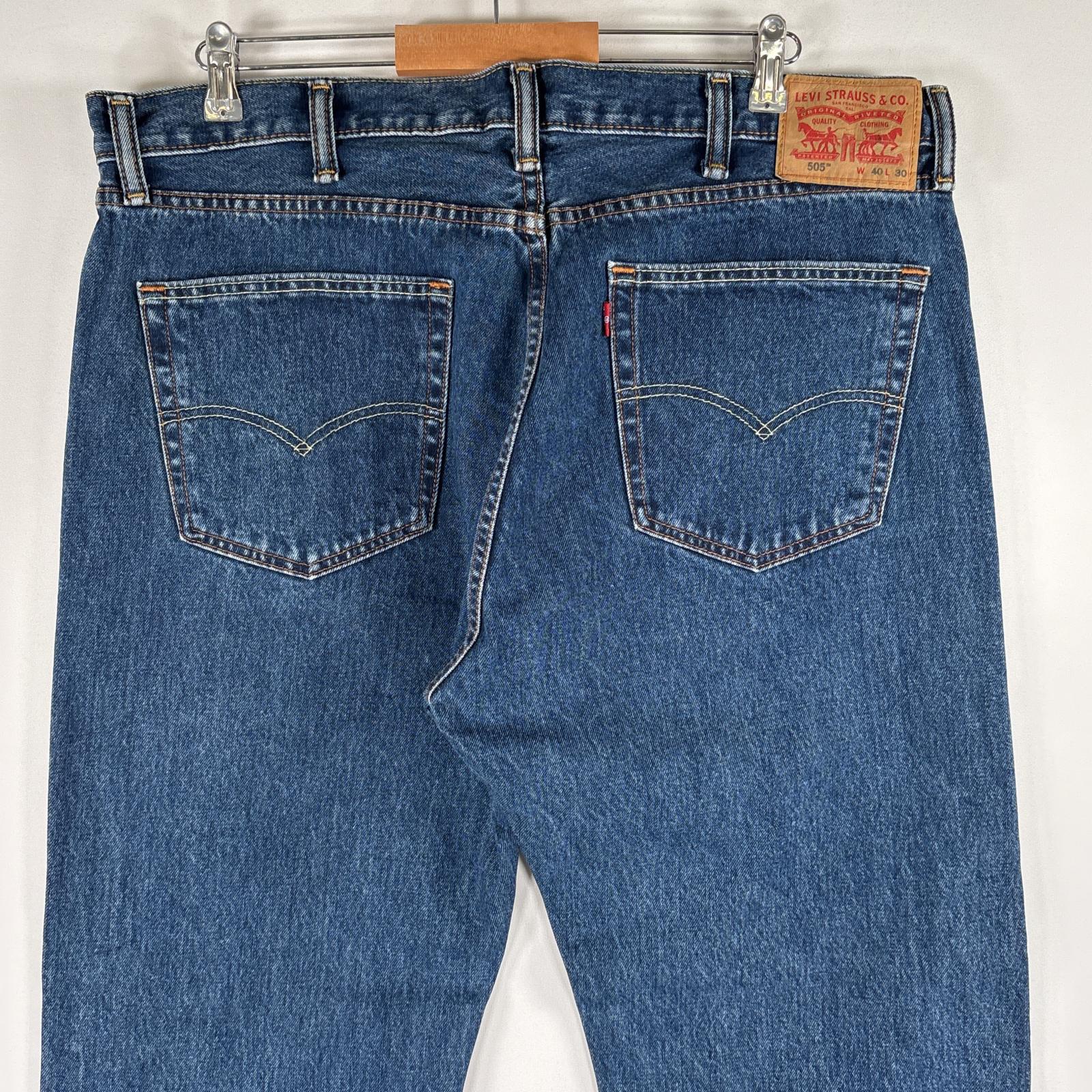 古着 デニムパンツ 505 ストレート ジーパン ジーンズ 大きいサイズ ジップフライ 5ポケット w40 L30 ブルー メンズ 古着 デニムパンツ 505 ストレート ジーパン ジーンズ 大きいサイズ ジップフライ 5ポケット w40 L30 ブルー メンズ