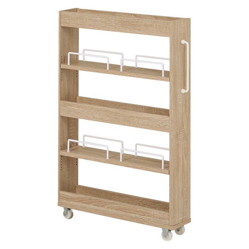 ワゴン すき間収納ワゴン ナチュラル 幅12 高さ85 キッチンワゴン ロータイプ オープン収納 ストッカー キャスター付き 可動棚 スリム すき間収納 ワゴン すき間収納ワゴン ナチュラル 幅12 高さ85 キッチンワゴン ロータイプ オープン収納 ストッカー キャスター付き 可動棚 スリム すき間収納