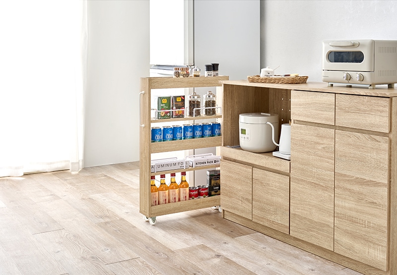 ワゴン すき間収納ワゴン ナチュラル 幅12 高さ85 キッチンワゴン ロータイプ オープン収納 ストッカー キャスター付き 可動棚 スリム すき間収納 ワゴン すき間収納ワゴン ナチュラル 幅12 高さ85 キッチンワゴン ロータイプ オープン収納 ストッカー キャスター付き 可動棚 スリム すき間収納